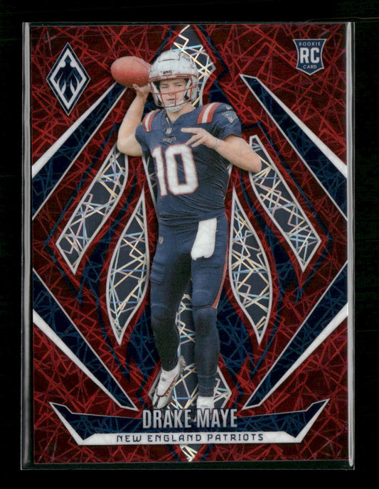 2024 Panini Phoenix Red Lazer Drake Maye Rookie #/199 #179