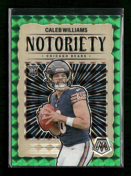 2024 Panini Mosaic Notoriety Mosaic Green Caleb Williams #18