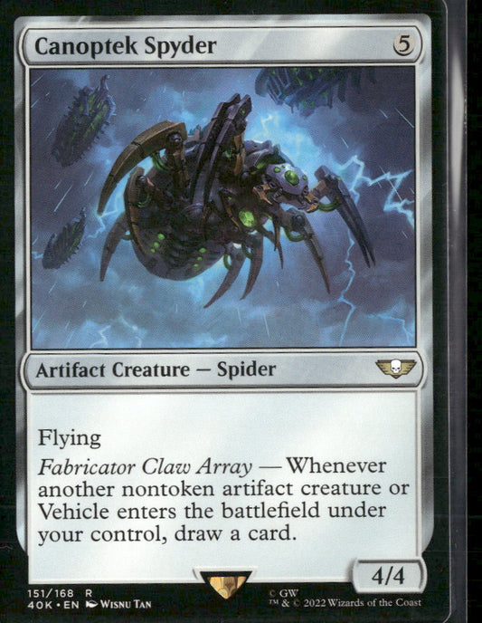 Universes Beyond: Warhammer 40,000 Canoptek Spyder #151