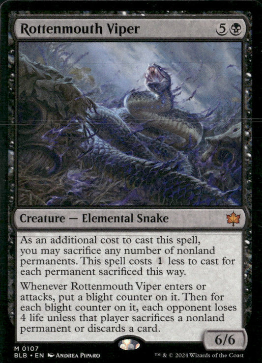 Bloomburrow Rottenmouth Viper #107