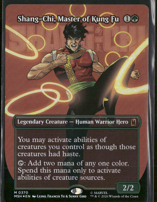 Marvel Super Heroes Shang-Chi, Master of Kung Fu (Borderless) Foil #370