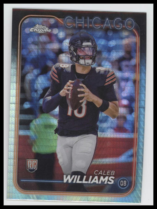 2024 Topps Chrome Prism Refractor Caleb Williams Rookie #202