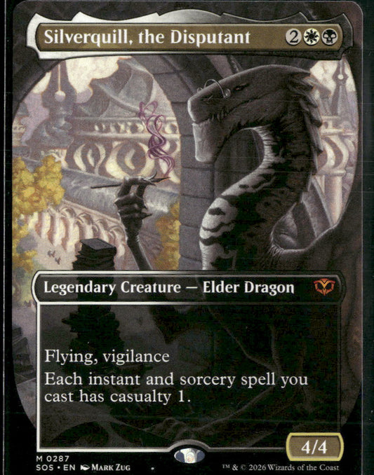 Secrets of Strixhaven Silverquill, the Disputant (Borderless) #287