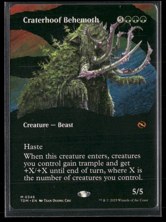 Tarkir: Dragonstorm Craterhoof Behemoth (Borderless) #346