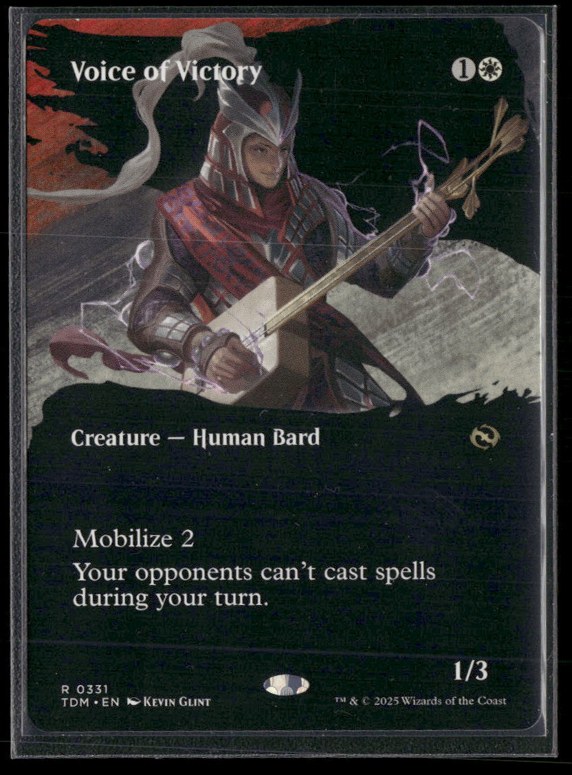 Tarkir: Dragonstorm Voice of Victory (Borderless) #331