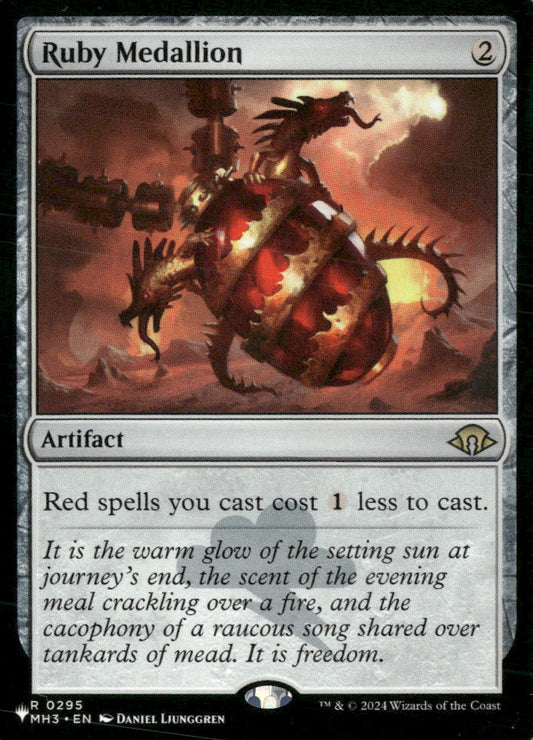 Modern Horizons 3 Ruby Medallion #295