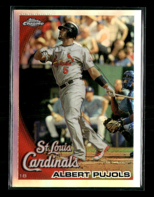 2010 Topps Chrome Refractors Albert Pujols #32