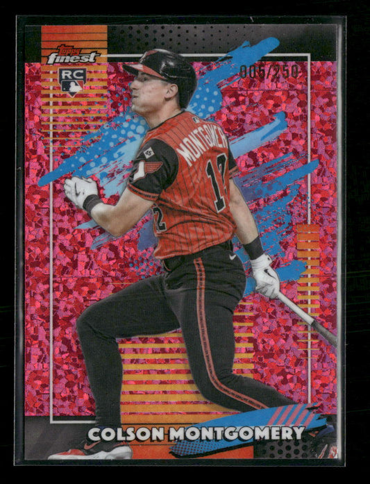 2026 Finest Pink Mini-Diamond Refractors Colson Montgomery Rookie #/250 #170