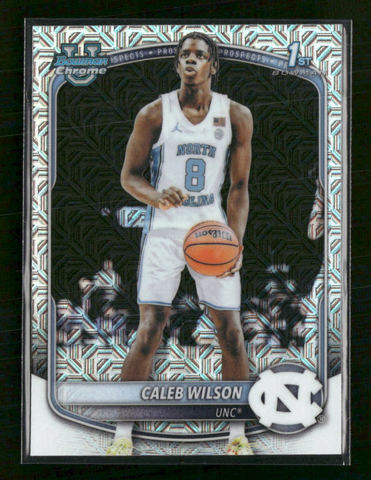 2025-26 Bowman Chrome Prospects Mojo Refractor Caleb Wilson #BCP-83