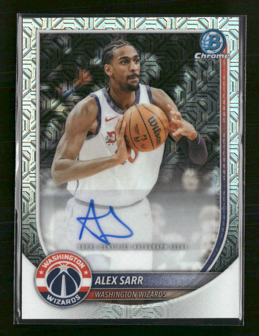 2025-26 Bowman Chrome Mojo Refractors Alex Sarr #BCV-99
