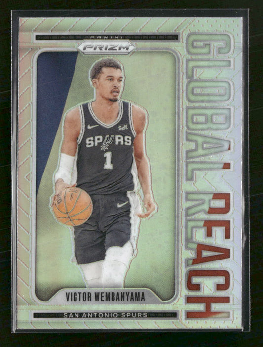 2024-25 Panini Prizm Global Reach Prizms Silver Victor Wembanyama #9