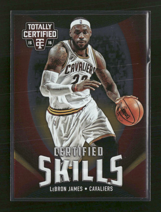 2015-16 Panini Totally Certified Certified Skills LeBron James #/199 #13