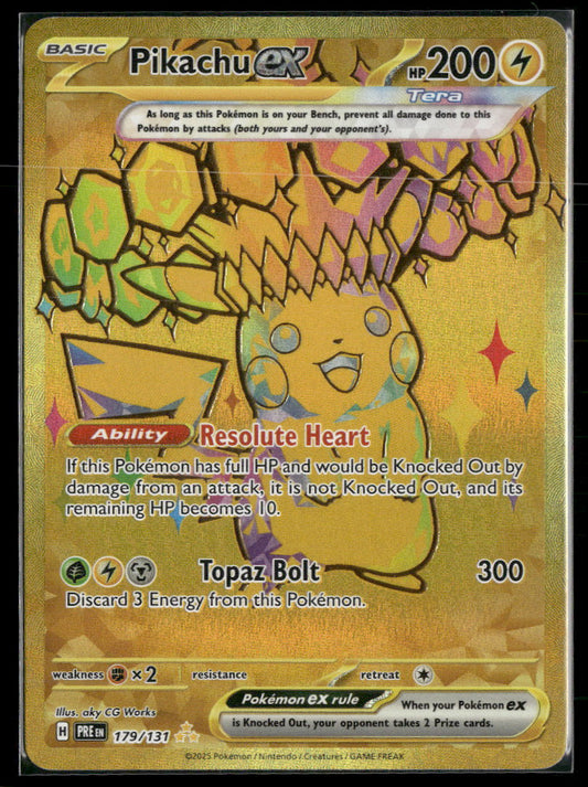 SV: Prismatic Evolutions Pikachu ex #179/131