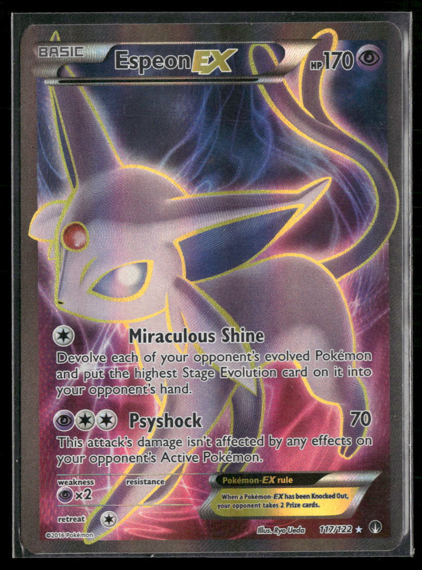 XY - BREAKpoint Espeon EX (Full Art) #117/122
