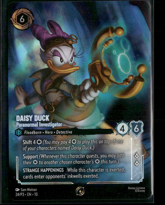 Disney Lorcana Promo Cards Daisy Duck (Championship) #24
