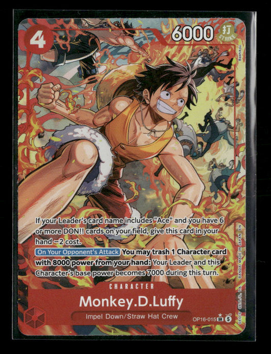 The Time of Battle Monkey.D.Luffy (Alternate Art) #OP16-015