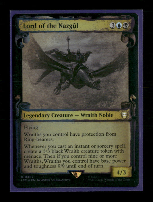 Commander: The Lord of the Rings Lord of the Nazgul (Showcase Scrolls) #467