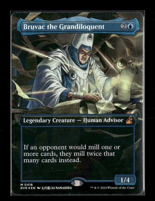 Ravnica Remastered Bruvac the Grandiloquent (Anime Borderless) Foil #418