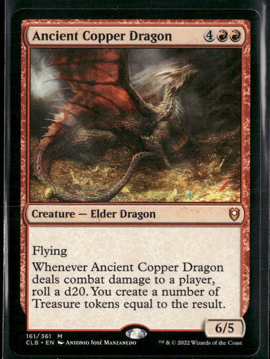 Commander Legends: Battle for Baldur's Gate Ancient Copper Dragon #161