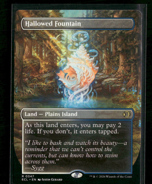 Lorwyn Eclipsed Hallowed Fountain (Borderless) #347