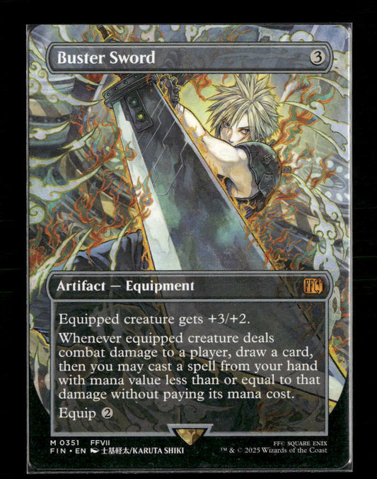 FINAL FANTASY Buster Sword (Borderless) #351