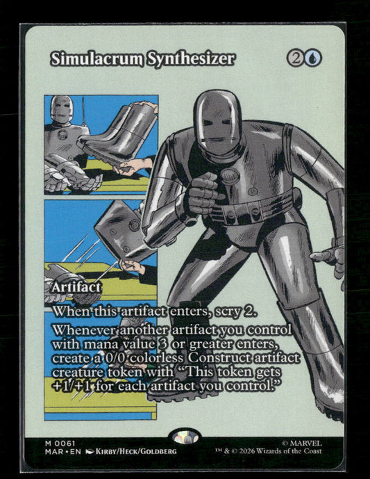 Marvel Universe Eternal-Legal Simulacrum Synthesizer (Borderless) #61