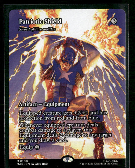 Marvel Universe Eternal-Legal Patriotic Shield #100