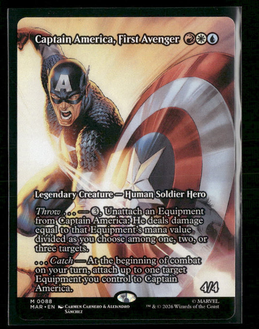 Marvel Universe Eternal-Legal Captain America, First Avenger (Borderless) #88