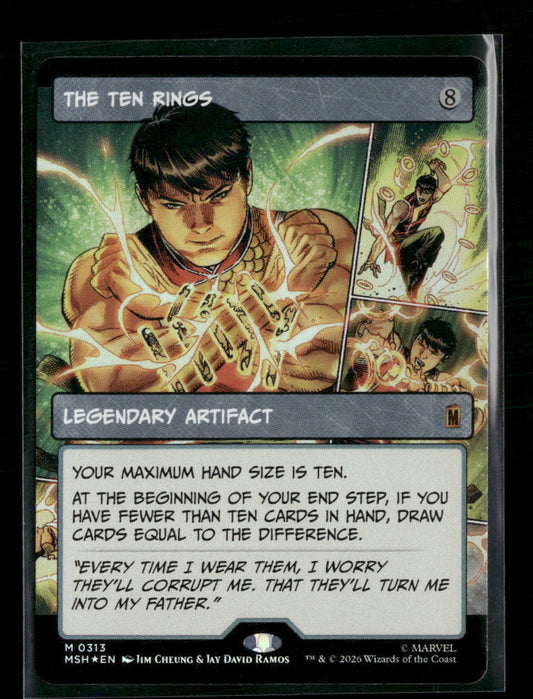 Marvel Super Heroes The Ten Rings (Borderless) Foil #313