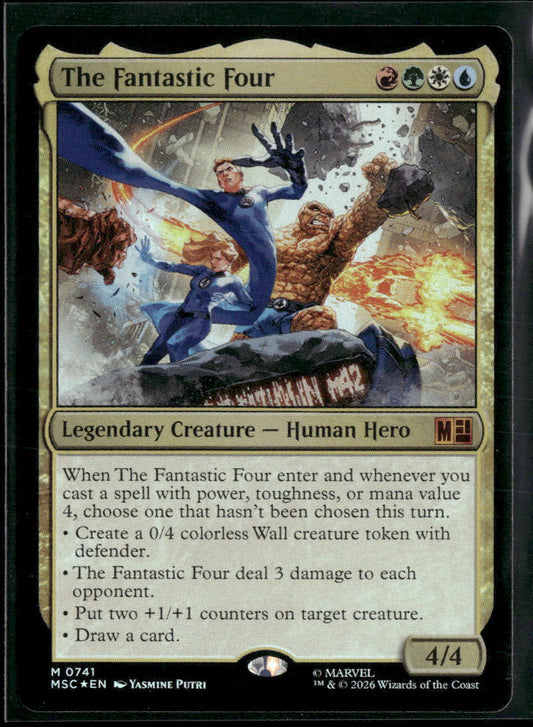Commander: Marvel Super Heroes The Fantastic Four Foil #741