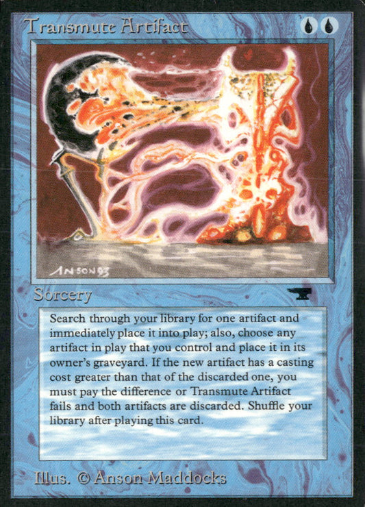 Antiquities Transmute Artifact