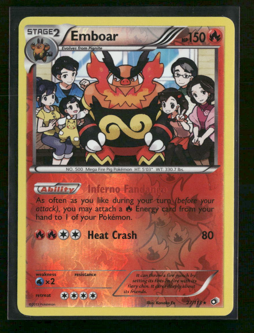 Legendary Treasures Emboar Reverse Holo #27/113