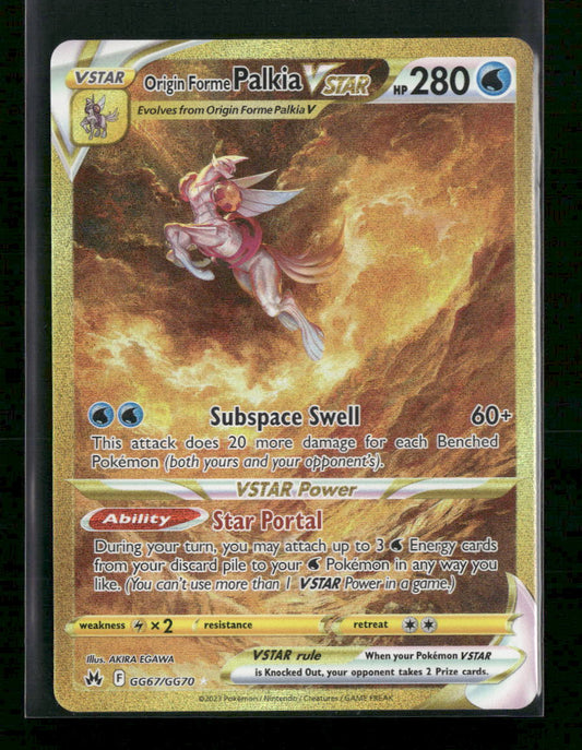 Crown Zenith: Galarian Gallery Origin Forme Palkia VSTAR (Secret) #GG67/GG70