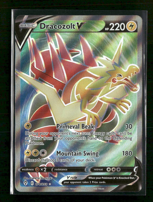 SWSH07: Evolving Skies Dracozolt V (Full Art) #178/203