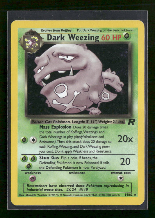 Team Rocket Dark Weezing (14) #14/82