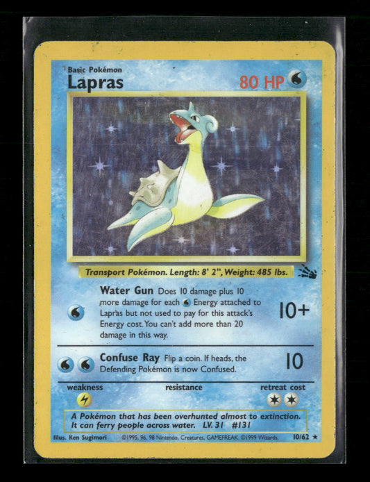 Fossil Lapras (10) #10/62