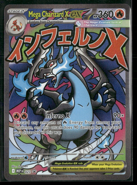 ME: Mega Evolution Promo Mega Charizard X ex #023