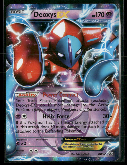 Black and White Promos Deoxys EX (Team Plasma) #BW82