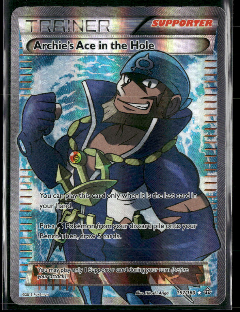 XY - Primal Clash Archie's Ace in the Hole (157 Full Art) #157/160
