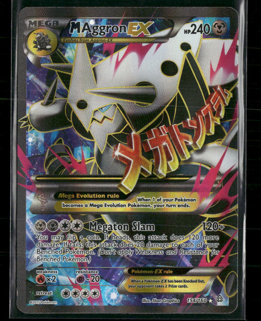 XY - Primal Clash M Aggron EX (154 Full Art) #154/160