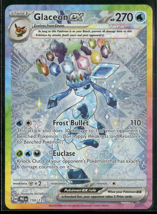 SV: Prismatic Evolutions Glaceon ex #150/131
