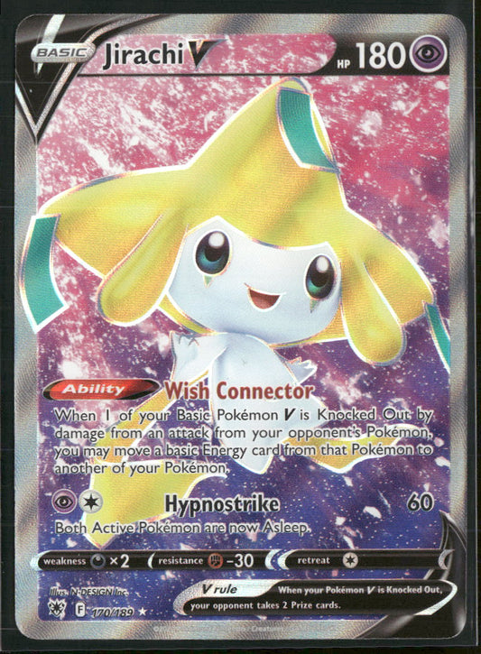 SWSH10: Astral Radiance Jirachi V (Full Art) #170/189