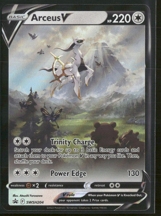 SWSH: Sword & Shield Promo Cards Arceus V #SWSH204