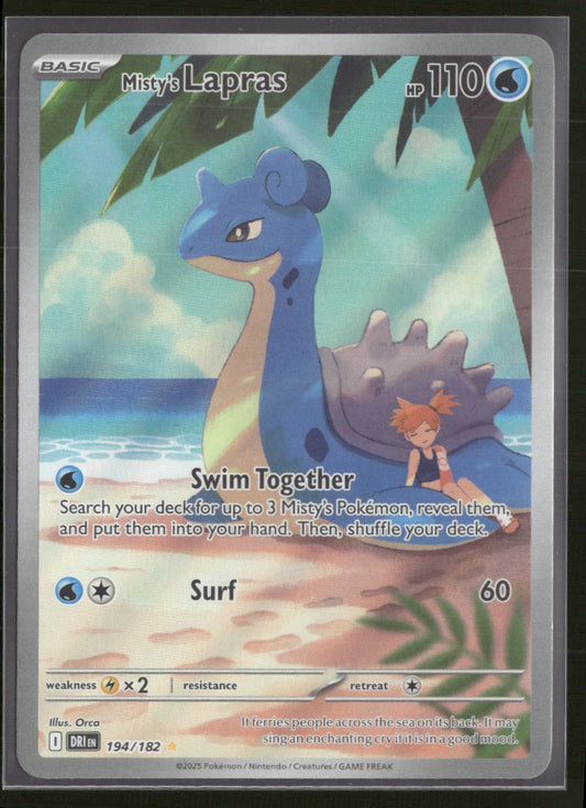SV10: Destined Rivals Misty's Lapras #194/182