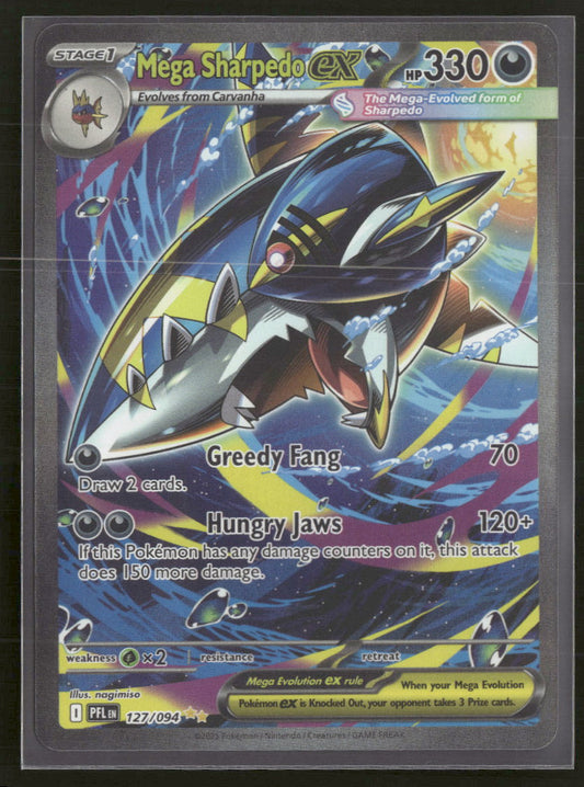ME02: Phantasmal Flames Mega Sharpedo ex #127/094