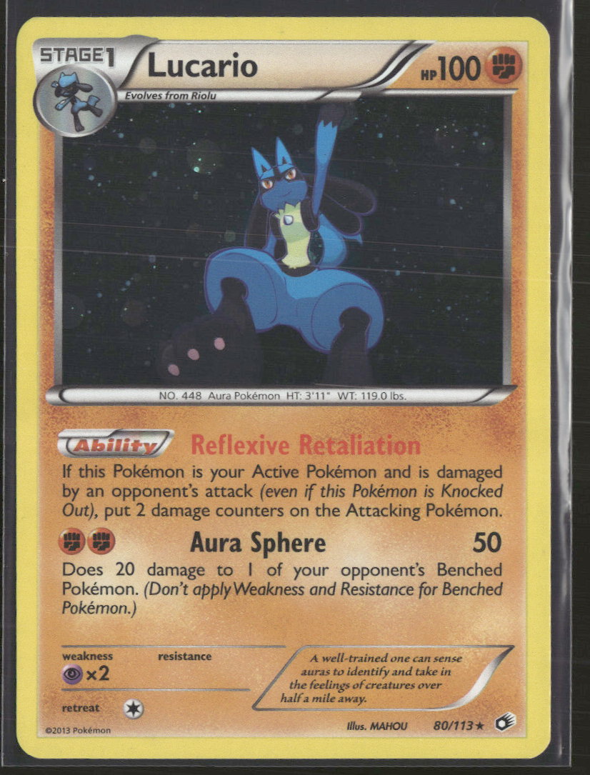 Legendary Treasures Lucario #80/113