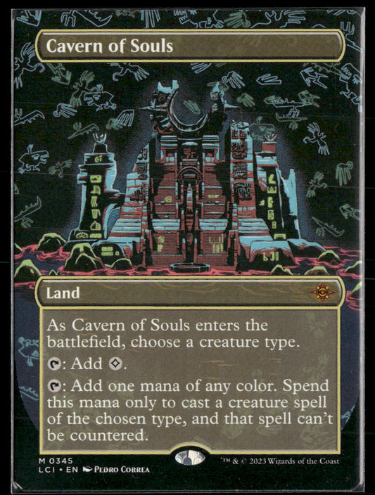 The Lost Caverns of Ixalan Cavern of Souls (0345) (Borderless) #345
