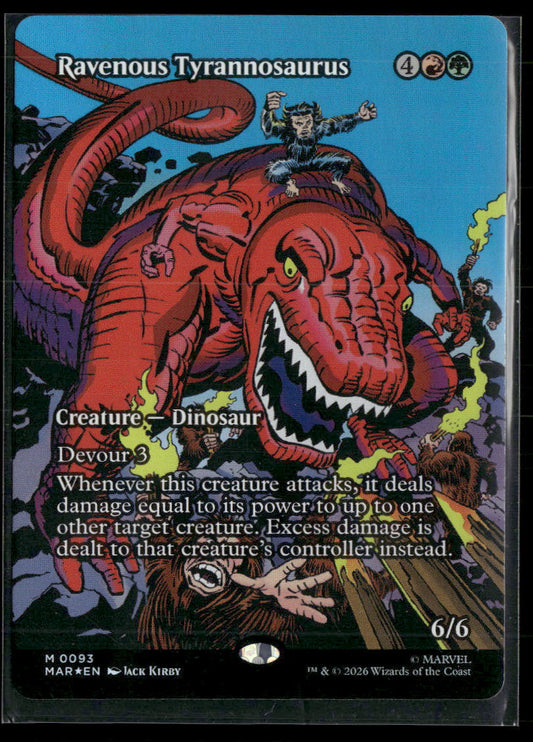 Marvel Universe Eternal-Legal Ravenous Tyrannosaurus (Borderless) #93