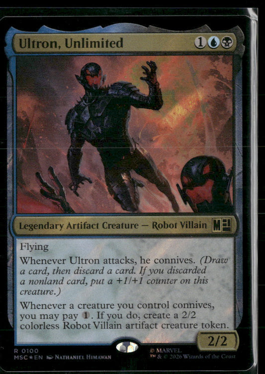 Commander: Marvel Super Heroes Ultron, Unlimited (Surge Foil) #100