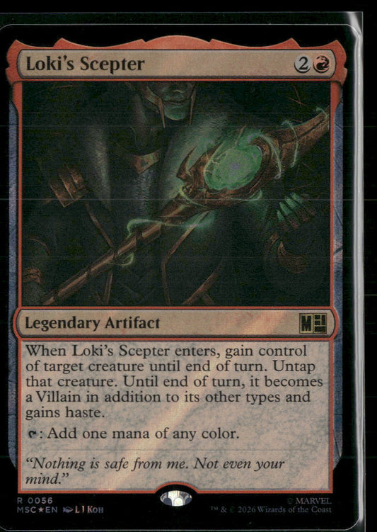 Commander: Marvel Super Heroes Loki's Scepter (Surge Foil) #56